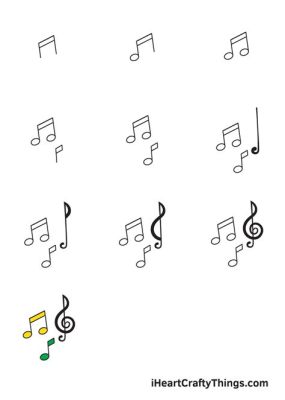 How to Draw Music Notes Easy: A Symphony of Lines and Curves